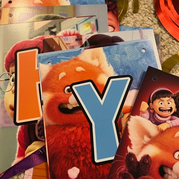 50 piece Turning Red Birthday
Banners & Swirls Bundle - Picture 8 of 9